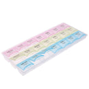 21-Grid Weekly Storage Pill Box Tablet Sorter Container Case drugs Organizer Hn