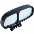 Car Right Wide Angle Rearview Dual Adjustable Blind Spot Mirror Black