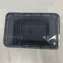 4Pieces Reptile Terrarium Vivarium Tank Box Turtle Nursery Breeding Cage Black