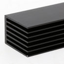 1 Pack PCIe NVMe M.2 SSD Heatsinks Cooler DIY Laptop PC Memory Cooling Fin Black