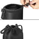 4Pcs Neoprene Camera Lens Pouch Soft Bag Case Protector For Canon Nikon Sony Set