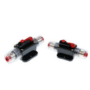 2PCS 12V-24V Car Audio Inline Manual Reset Circuit Breaker Fuse Switch 50AMP