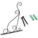 Iron Garden Wall Light Hanging Flower Plant Pot Bracket Hook Shelf Stand Ho K7N1