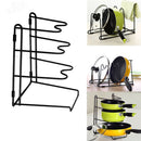 Multi-layer Shelf Pan Organizer Pot Rack Lid Holder Cookware Kitchen Kitchenware