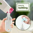 1Pc Travel Sanitizer Bottles Empty Refillable Plastic Bottle With Key Ring 30ml