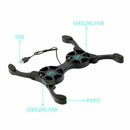 Mini Computer Foldable Cooler Laptop USB Double Cooling Stand Pad Computer Z8M4