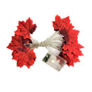 Christmas Maple Leaves Garland LED Fairy String Light (Black 4m 40 LED) A