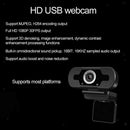 Laptop Video Camera 1920*1080 HD Adaptive Image USB Cam Streaming 30FPS DC5V