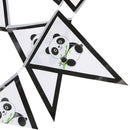 10pcs flags/lot Panda Paper Banner Garland Flags For Kids Birthday Party DecorME