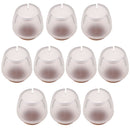30Pcs Round Bottom Lotus Opening Silicone Wood Floor Protectors Chair Leg Caps