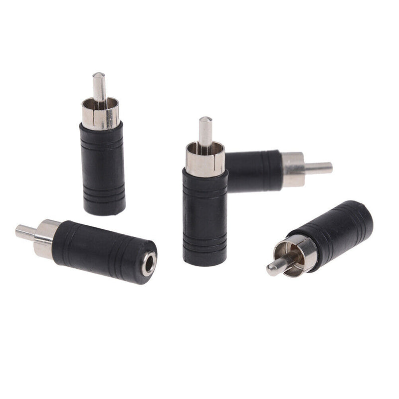 3.5mm Jack to RCA Audio Adapter Converter Connector Socket Plug