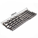 6Pc 6-16Mm160Mm Round Handle Two Pit Two-Slot Electric Hammer Drill Bit Imp