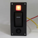 1 Gang Boat Marine RV Truck Switch Panel ON-OFF Rocker Switch w/ Circuit Breaker