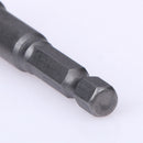 10pcs/set Hex Magnetic Nut Driver Set Socket 1/4" Shank Impact Magnetic