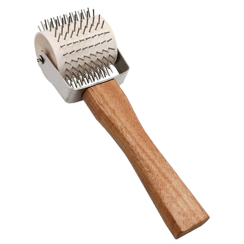 Beekeeping Honey Uncapping Needle Roller With Wooden Handle Beehive Tool