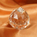 50MM FENG SHUI HANGING CRYSTAL BALL Sphere Prism Rainbow SuncatcherPendant V5G8