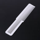 Hairdressing Carbon Anti-static Comb Wide Tooth Hair Clipper Comb (White) A