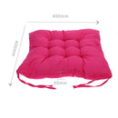 Soft Cotton Seat Cushion Winter Home Office Bar Chair Cushion(Blusher)