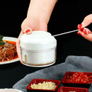 Stainless Steel Garlic Press Ginger Grinding Vegetable Cutter Kitchen Tool