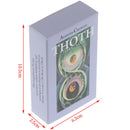78 Cards Egyptian Myth Divination Aleister Crowley Thoth Tarot Pocket Guideb ly