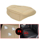 Universal Beige PU leather Deluxe Car Front Seat Cover Breathable Seat Cushion