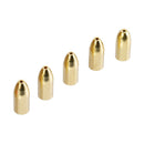 5x 10g Brass Weights Drop Slider Sea Fishing Tackle Slip Snag Bullet Sinkers