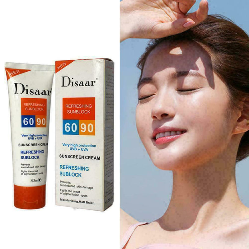 Refreshning Sunblock Very High Protection UVB + UVA Sunscreen K4I7 60-90 Be V6W8