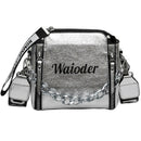 Ms.Letter Shoulder Bag Ms.Handbag Holiday Pu Messenger Bag Exquisite Messen
