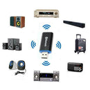 3.5mm Cable USB Bluetooth 5.0Receiver Adapter Stereo For TV PC Headphone Sp W1V1