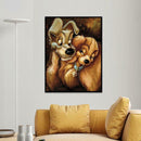 5D DIY Full Drill Diamond Painting Dog Cross Stitch Embroidery Mosaic Kit