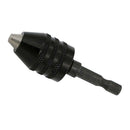 1/4 Inch Hex Shank Keyless Drill Chuck Quick Change Adapter Converter 0.3-6 X1F1