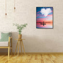 5D DIY Full Round Drill Diamond Painting Lake Love Cross Stitch Embroidery