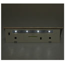 18cm Solar 4 LED stainless steel house number light solar lamp house number