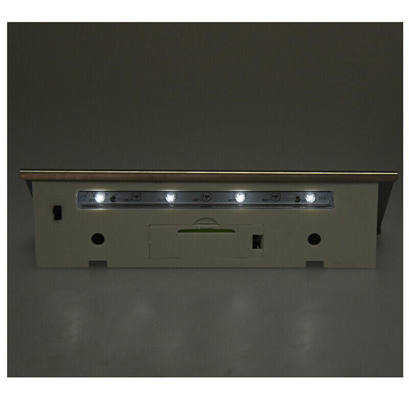 18cm Solar 4 LED stainless steel house number light solar lamp house number