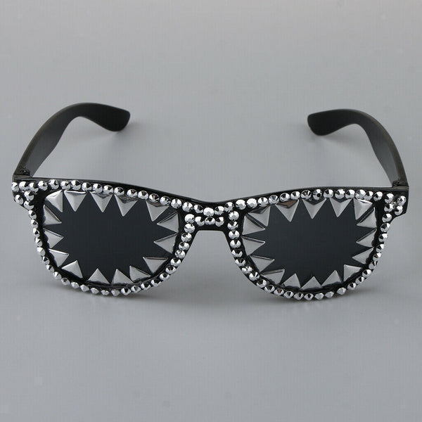 Novelty Party Rivet Sunglasses Gothic Punk Glasses Cool Costumes Photo Props
