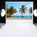 Beach Coconut Trees Photoshoot Background Cloth Backdrop Photography Props A