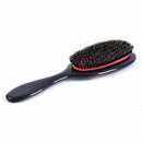 Natural Boar Bristle Oval Anti-static Paddle Comb Scalp Massage Comb Hair Br Hn