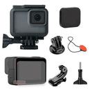Housing Case Tempered Glass Film Adapter Safety Buckle for Gopro Hero 5 6 7 A