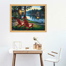 Lakeside 5D Full Drill Diamond Painting Embroidery DIY Cross Stitch Decor
