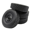 4x Rubber RC Car Tire for WPL B14 B24K C14 C14K B36K Crawler DIY Upgrade