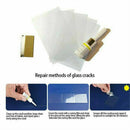 Automotive Glass Nano Repair Fluid Car Window Glass Crack Chip Repair Kit Tool