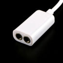 3.5mm Male AUX Jack Splits Dual Female Headphone Audio Adapter Car Cable