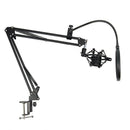 NB-35 Microphone Scissor Arm Stand and Table Mounting Clamp&NW Filter Winds