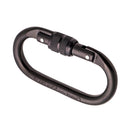 Outdoor Rock Climbing Rappelling Oval-shape Heavy Duty 25KN Screwgate Locking