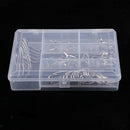 55pcs/box Stainless Steel & Ceramic Boat Fishing Rod Guides Line Ring W/ Box