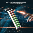 Dual 12 Level Indicator Module Light Speed Adjustable VU Audio Music Meter
