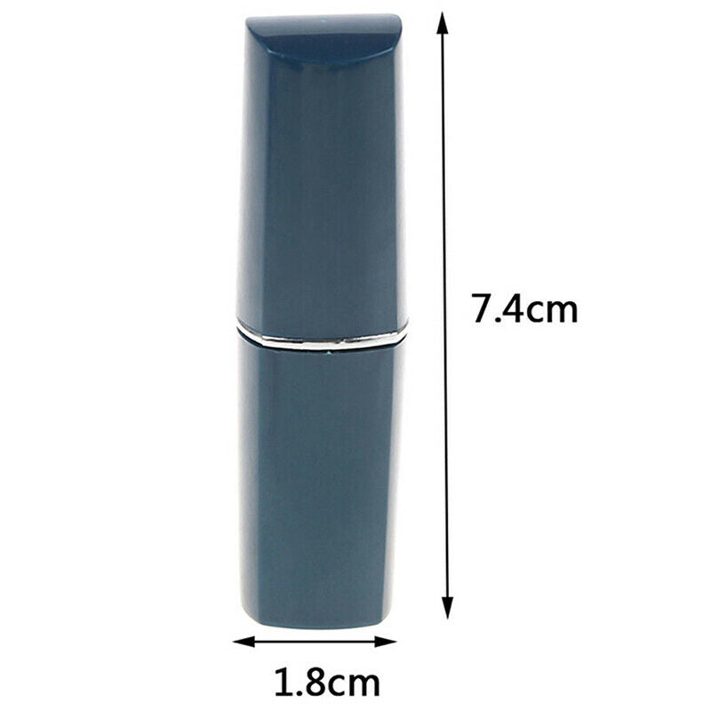 1pc Cute Secret Lipstick Shaped Stash Pills Box Holder Medicine Organizer C Hn