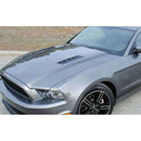Universal Car Hood Vent Air Intake Louver Cooling Panel Trim Set Matte-Black