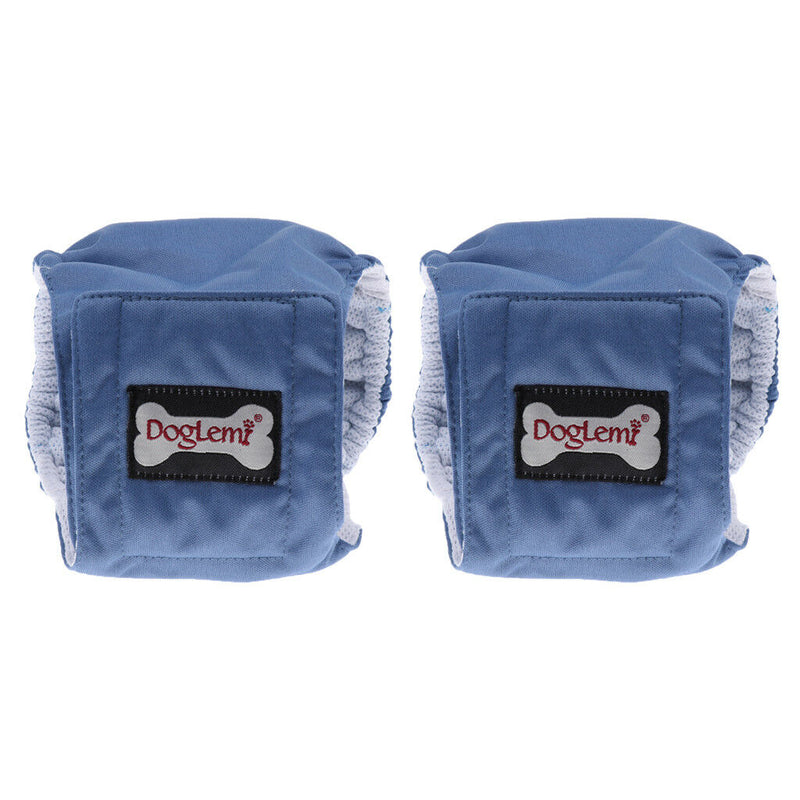 2 Pcs Pet Male Dog Physiological Pants Belly Bands Puppy Diaper Wrap Band