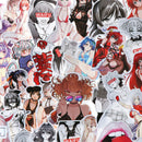 100Pcs Sexy Girls Anime Stickers DIY Scrapbook Suitcase Laptop Guitar Stick lj